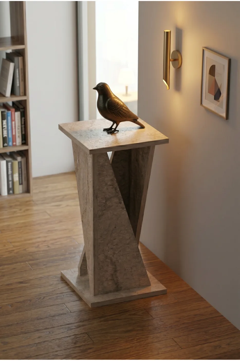 Modern Decorative Hallway Entrance Corridor Console Table 6033 Travertine