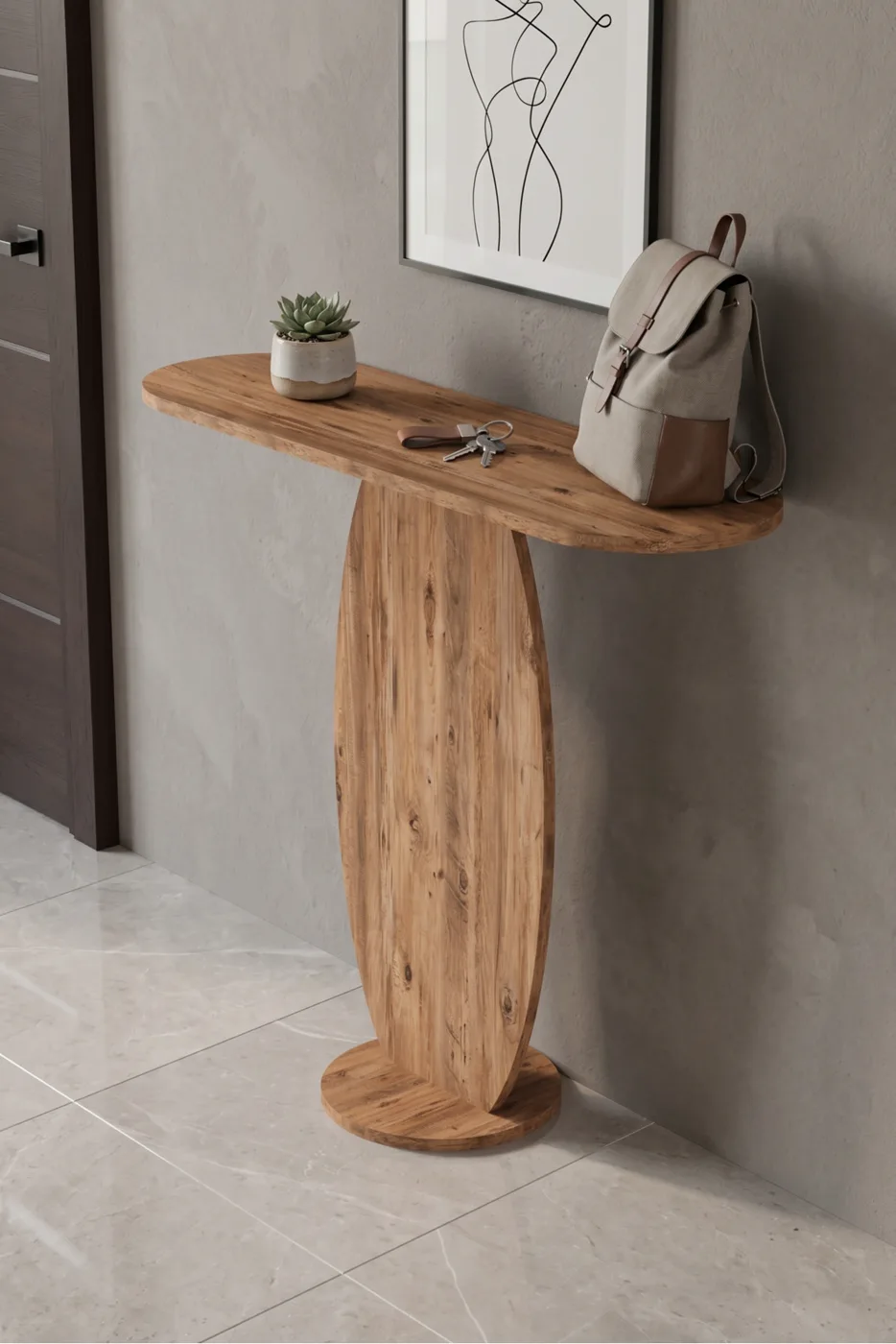 Sideboard Modern Decorative Entrance Console Hallway Corridor Living Room Console Table 7032 Atlantic Pine